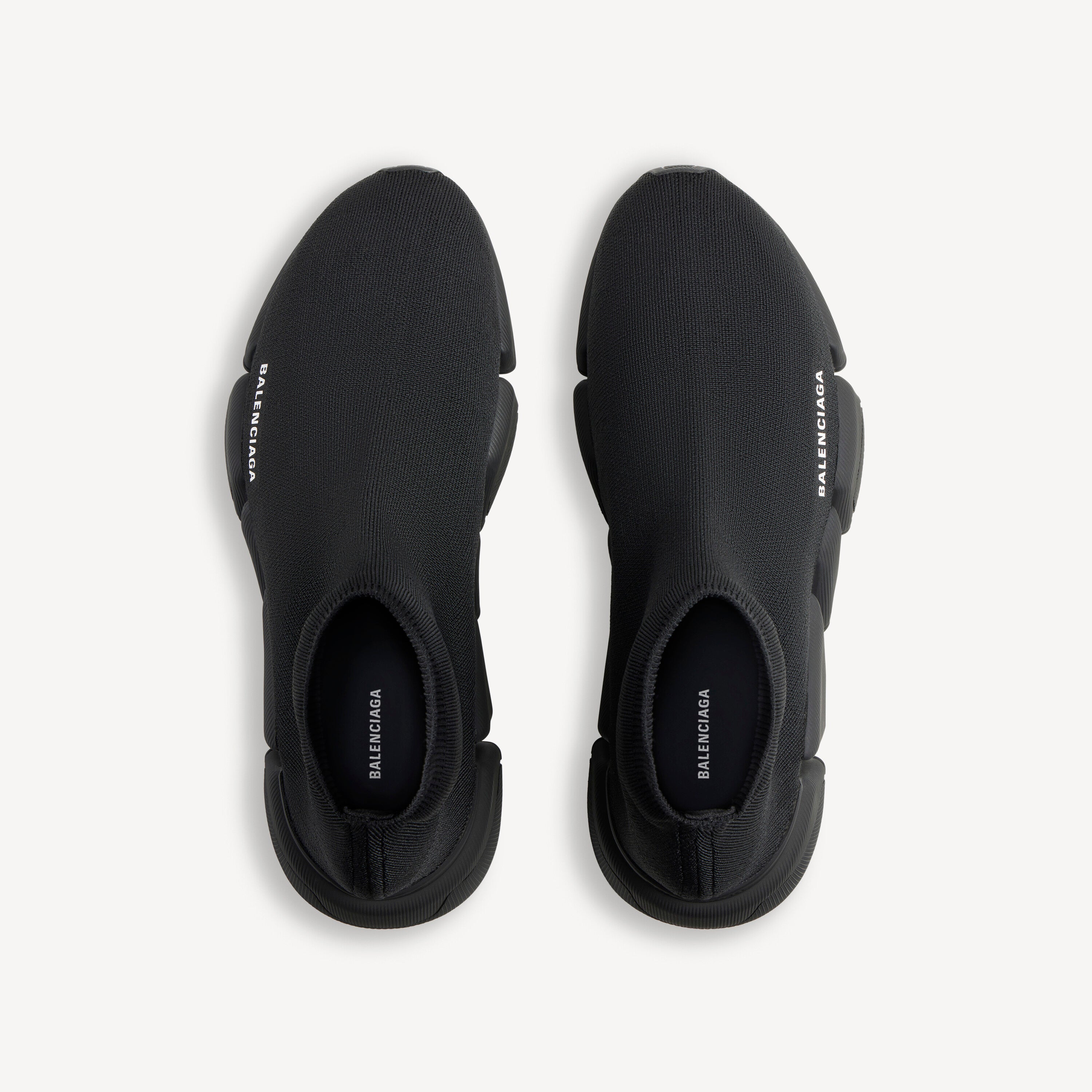 B Balenciaga Speed 2.0 Sneaker in black.