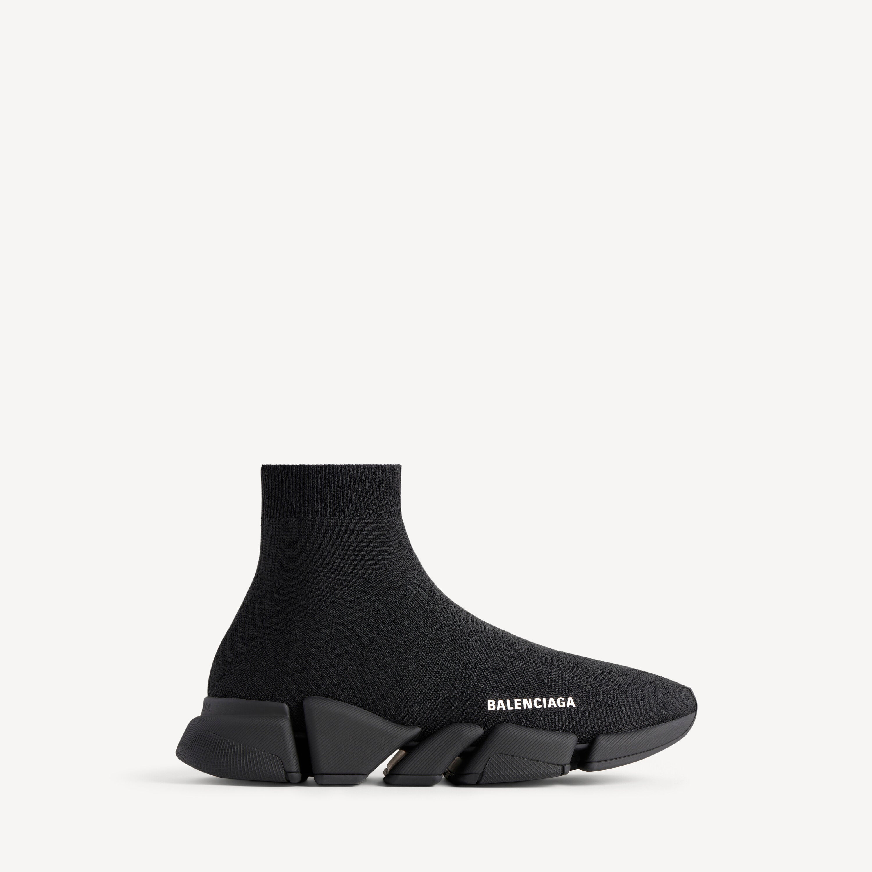 B Balenciaga Speed 2.0 Sneaker in black.