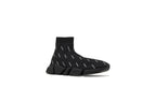 B Balenciaga Speed All Over Logo Black.