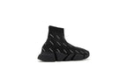 B Balenciaga Speed All Over Logo Black.