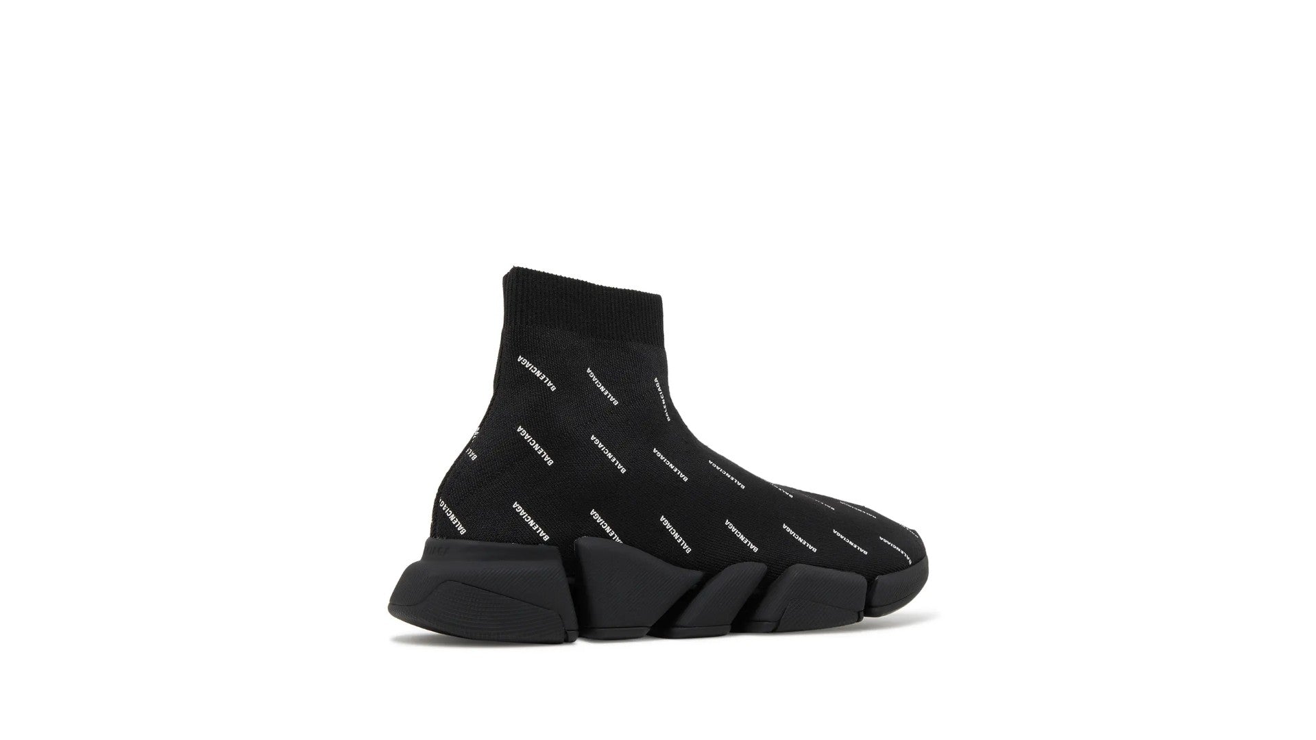 B Balenciaga Speed All Over Logo Black.