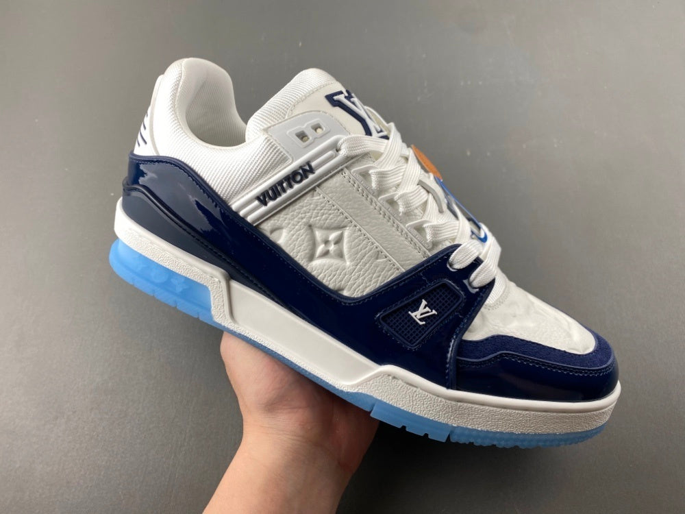 Louis Vuitton LV Trainer White/Dark Blue.