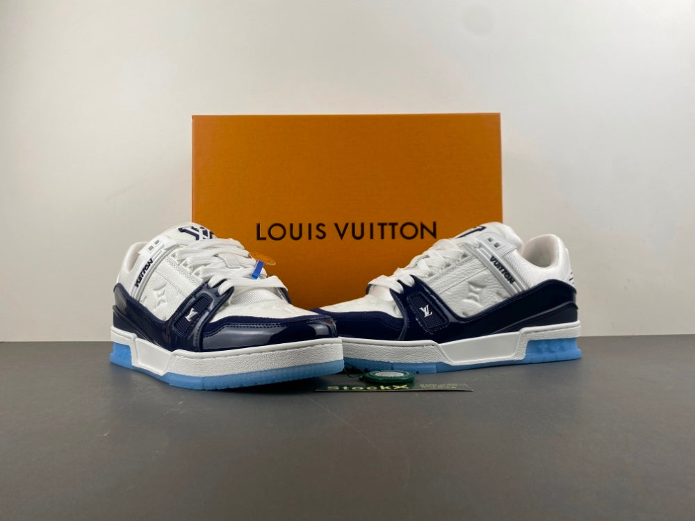 Louis Vuitton LV Trainer White/Dark Blue.