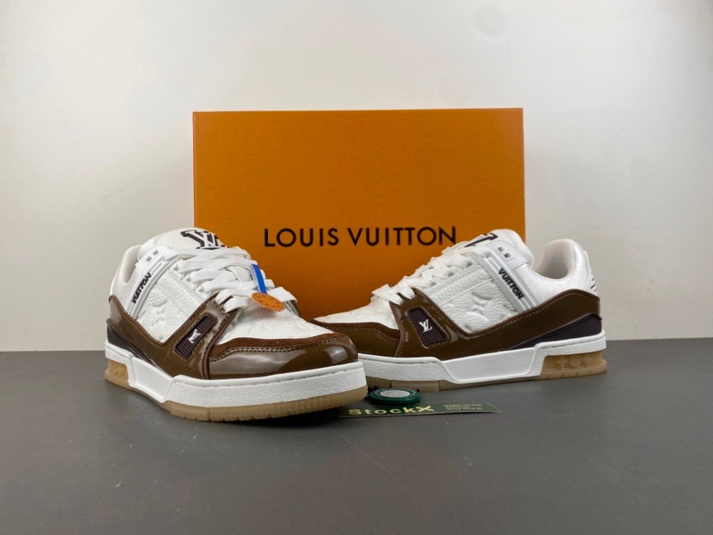 Louis Vuitton LV Trainer White Mocha.
