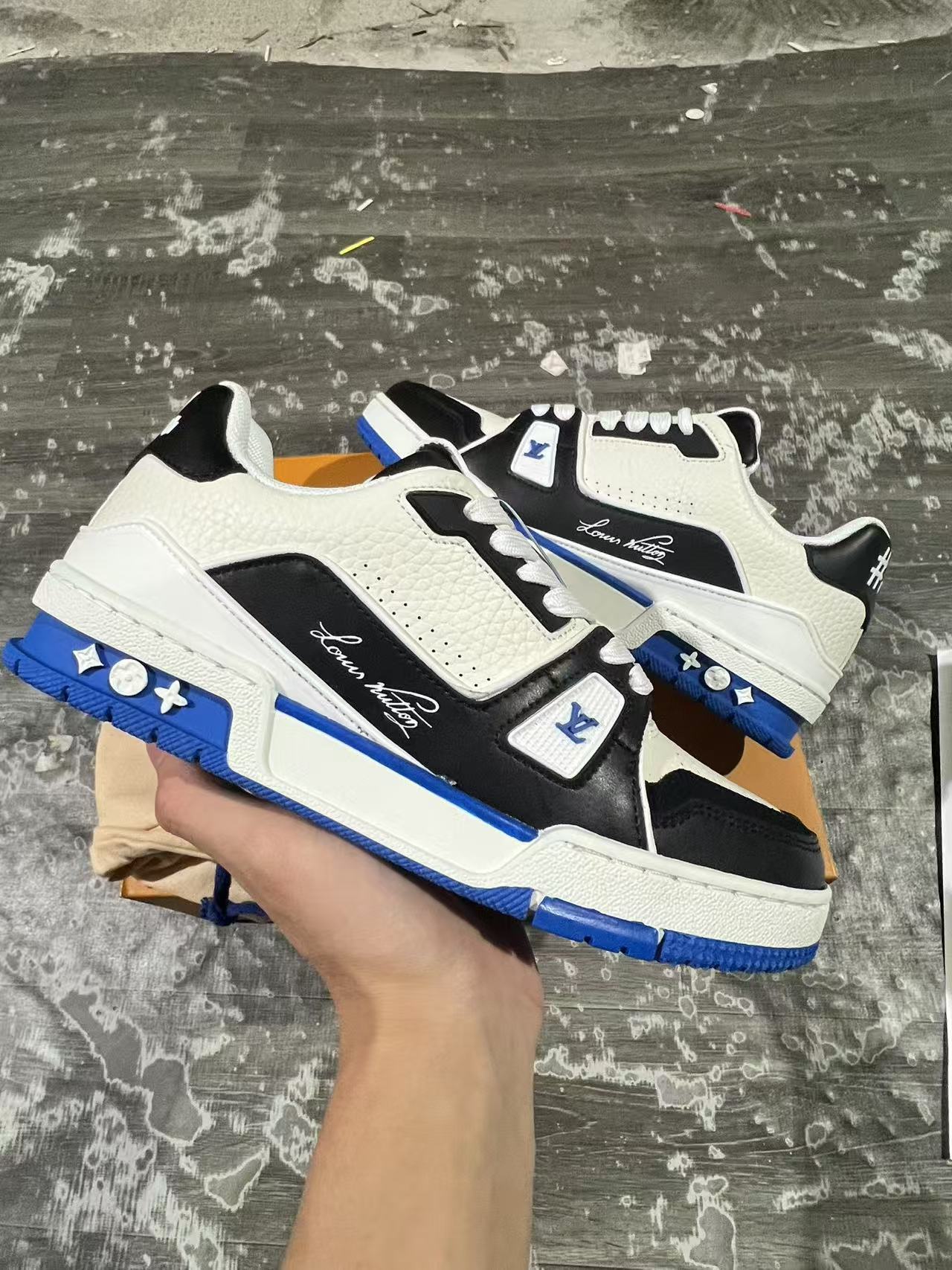 Louis Vuitton LV Trainer Panda.