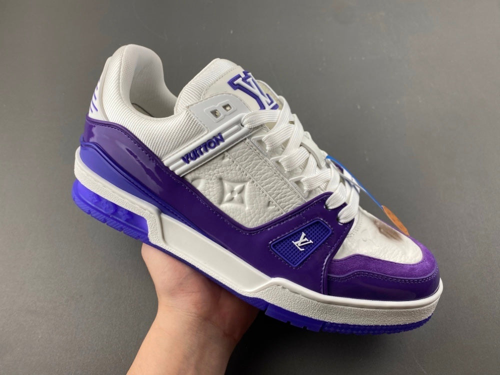 Louis Vuitton LV Trainer White/Purple.