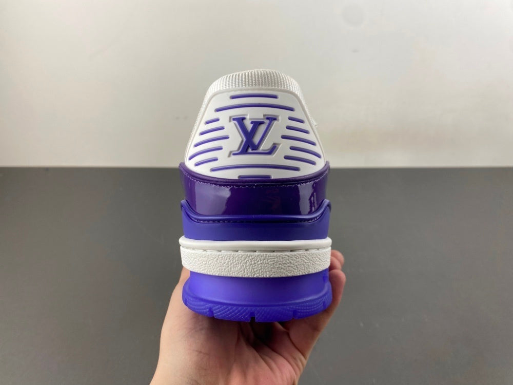 Louis Vuitton LV Trainer White/Purple.
