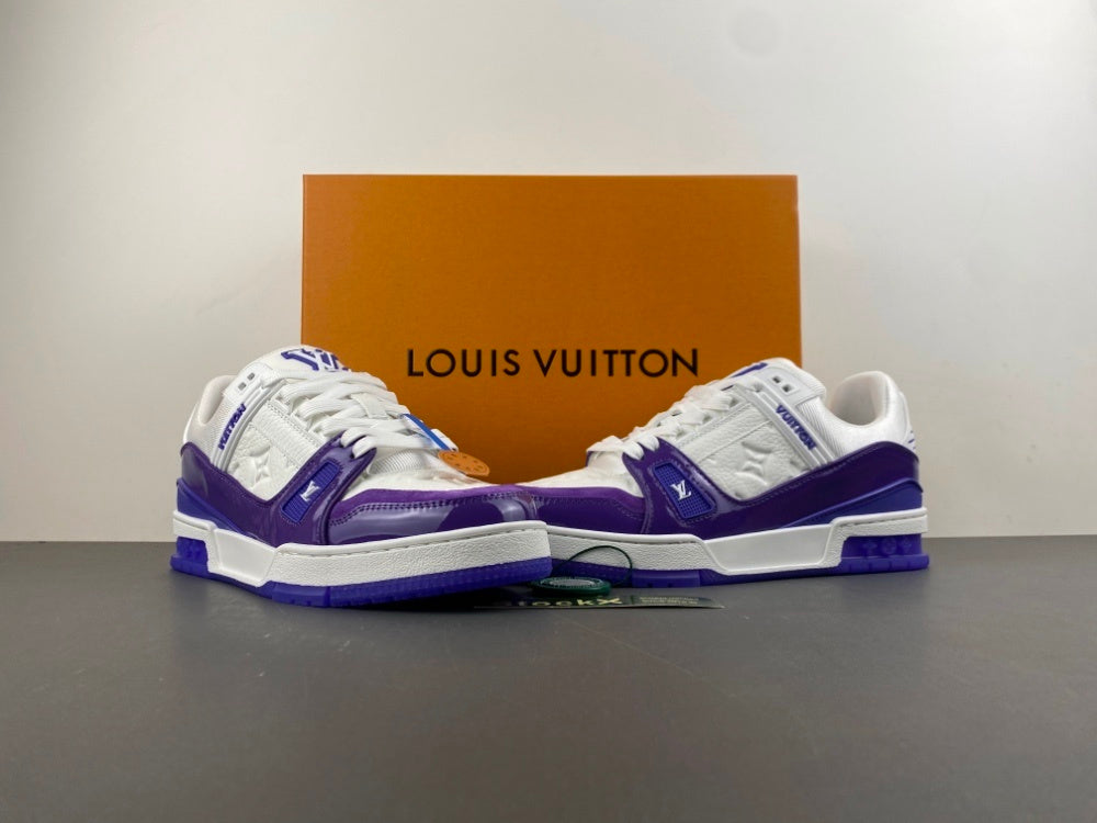 Louis Vuitton LV Trainer White/Purple.