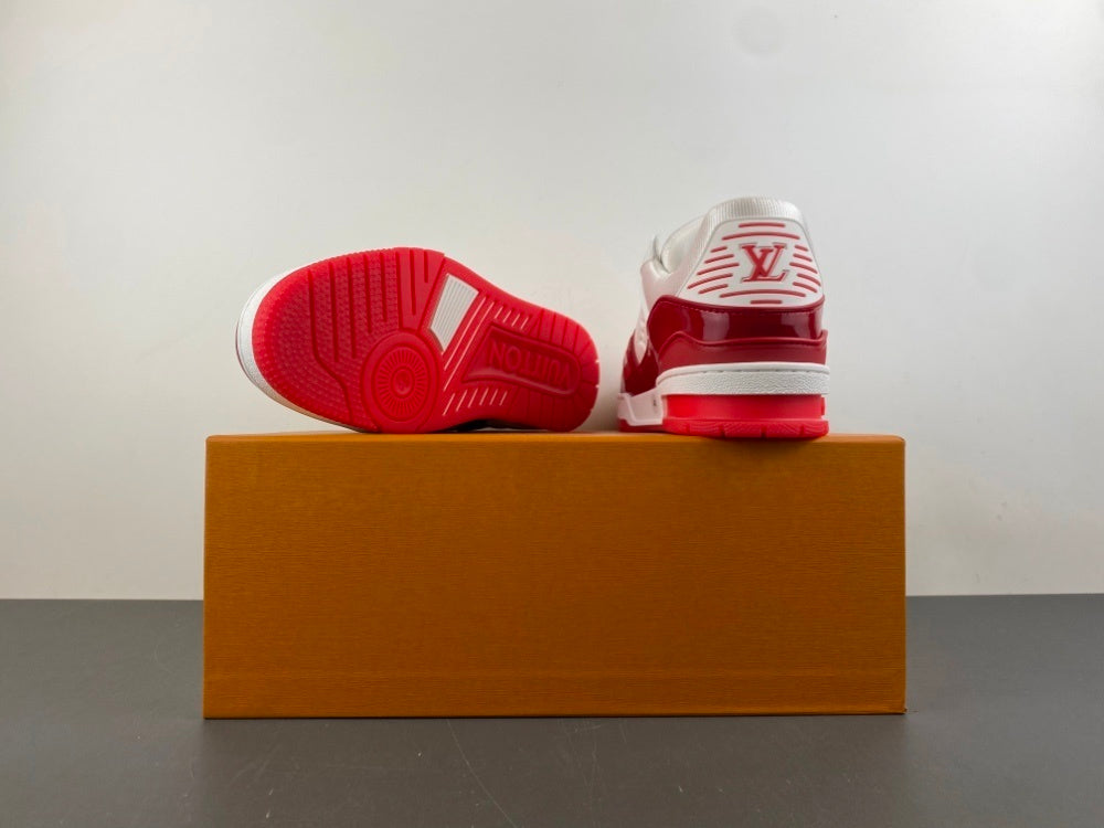 Louis Vuitton LV Trainer White/Red.