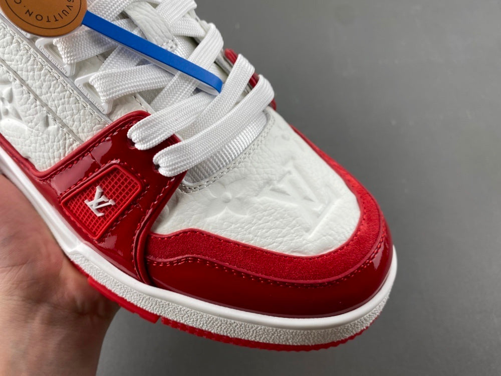Louis Vuitton LV Trainer White/Red.