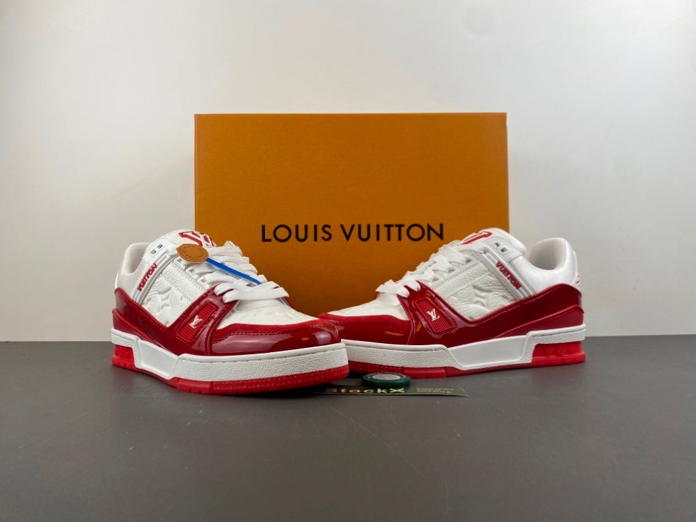 Louis Vuitton LV Trainer White/Red.